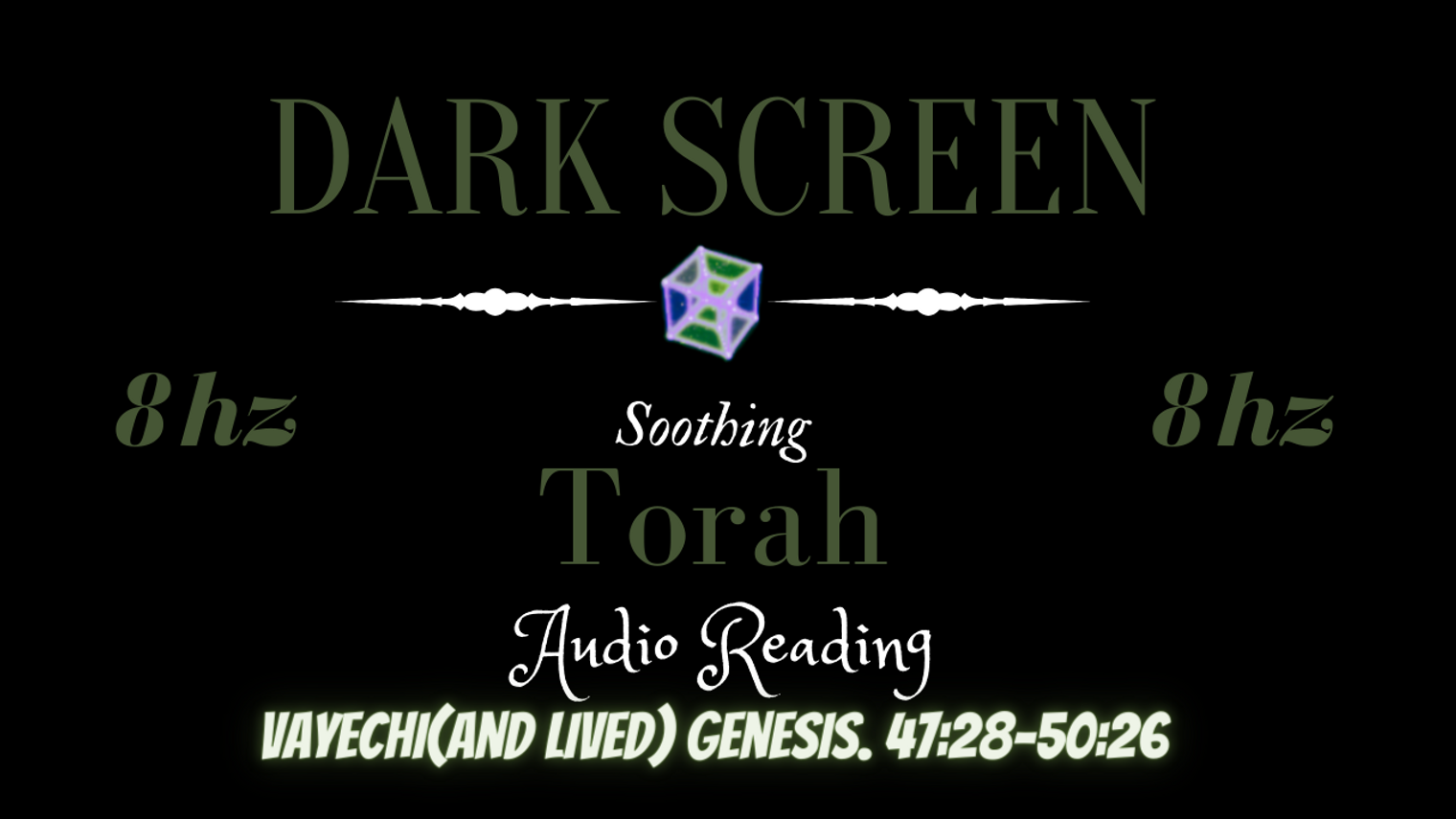 Dark Screen Torah Audio
